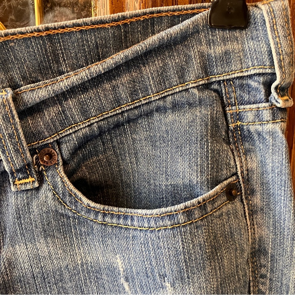 Old Navy The Diva Blue Low Rise Distressed Skinny Jeans size 4 - Picture 4 of 16